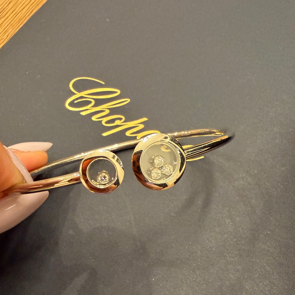 Authentic Chopard Bangle Happy Diamonds Bracelets… - image 4